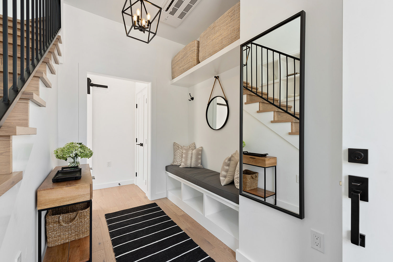 Lincoln Street ADU entry and mudroom