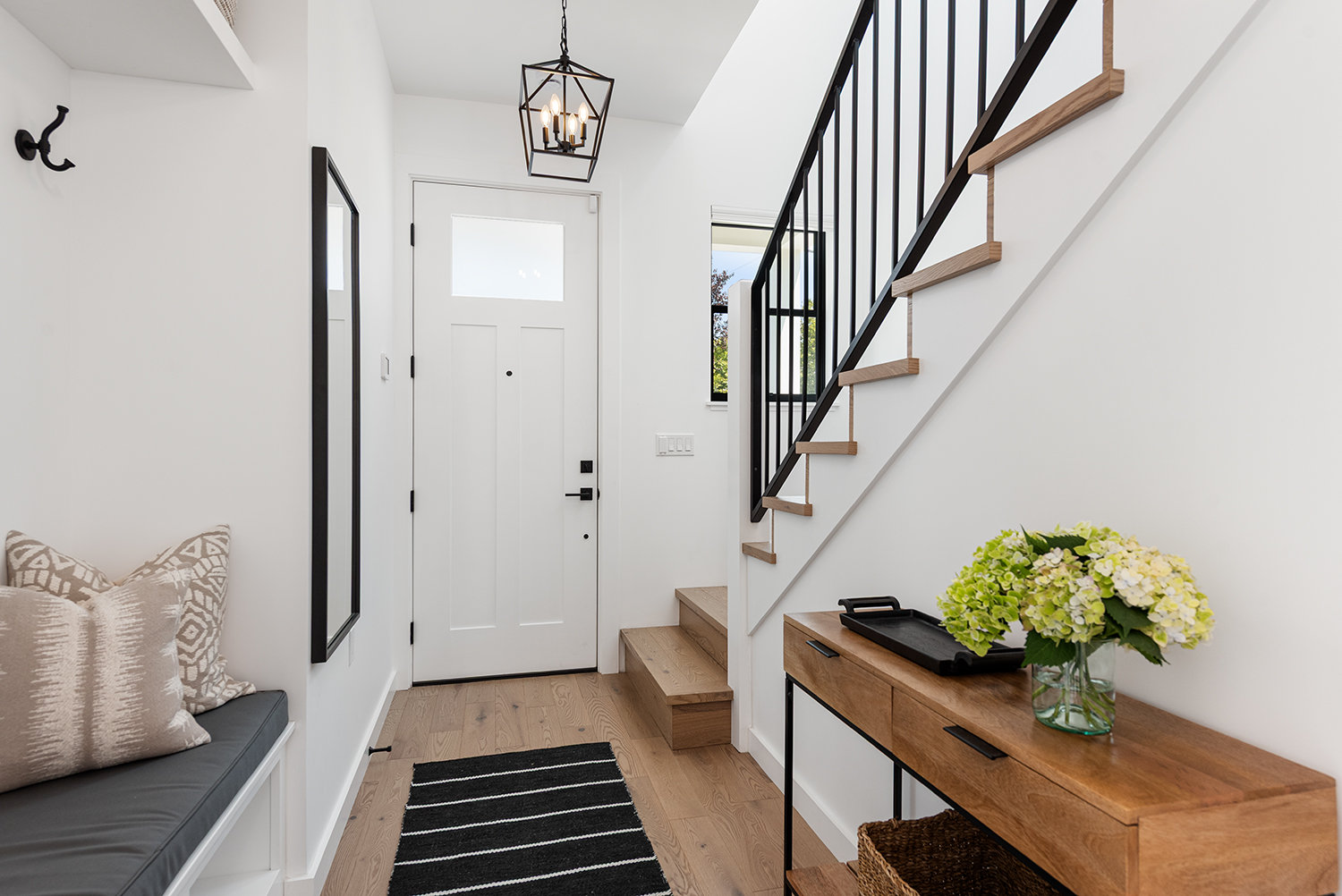 Lincoln Street ADU entry stairway