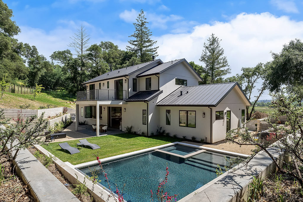Pool and outdoor living area