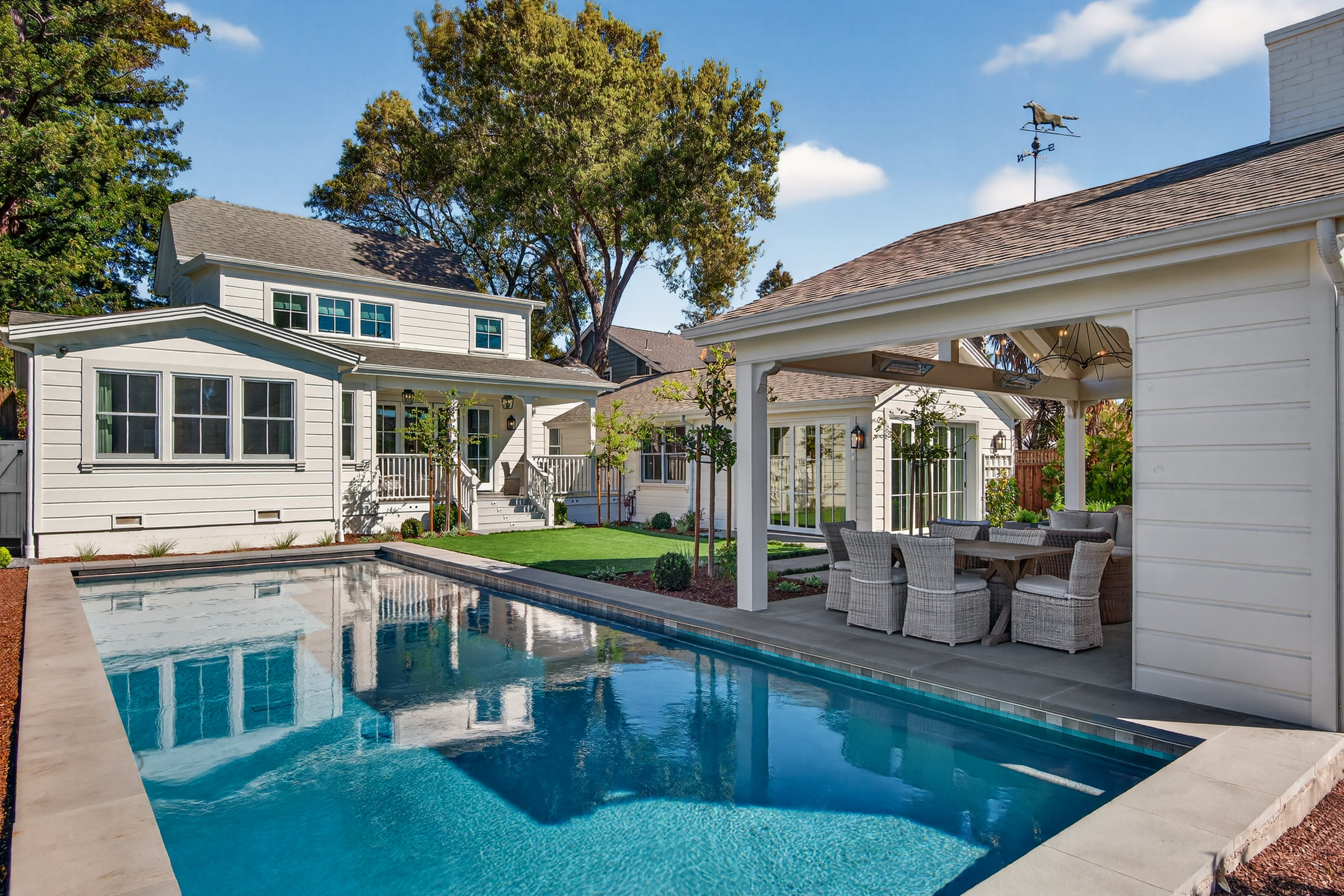 Pool and outdoor living, Haydon Street Residence
