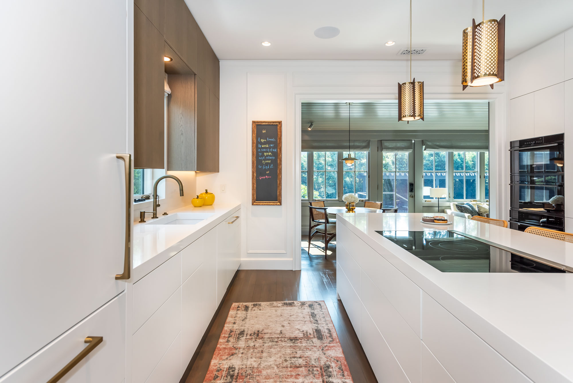Kitchen from island